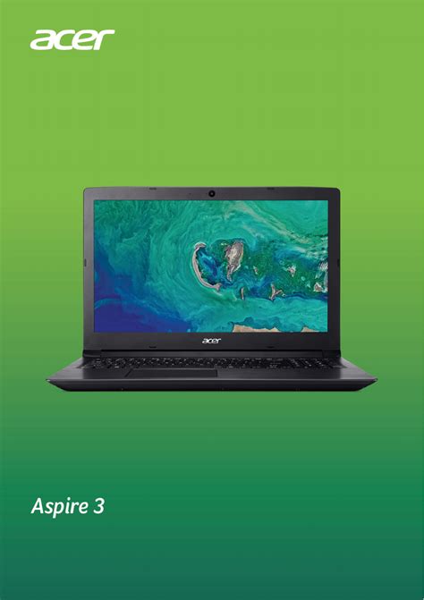 handbuch für diesen laptop acer aspire 3
